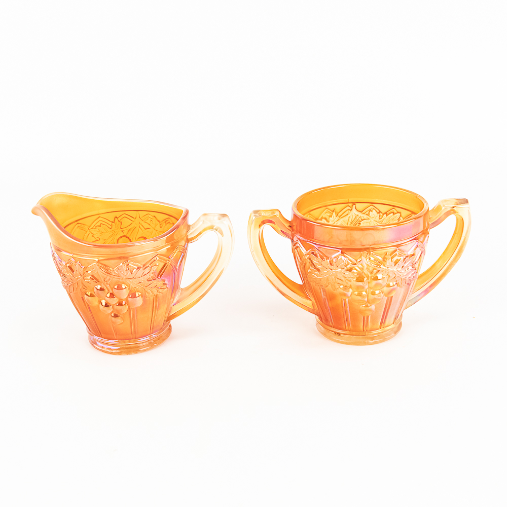 Carnival Glass: 4-Pc Lot