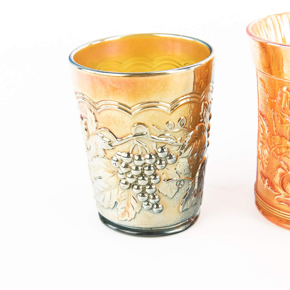 Carnival Glass: Imperial Tumblers 5-Pc