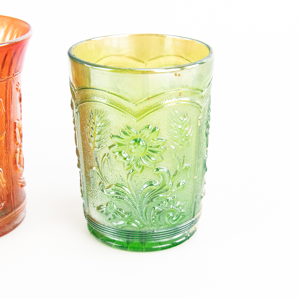Carnival Glass: Imperial Tumblers 5-Pc