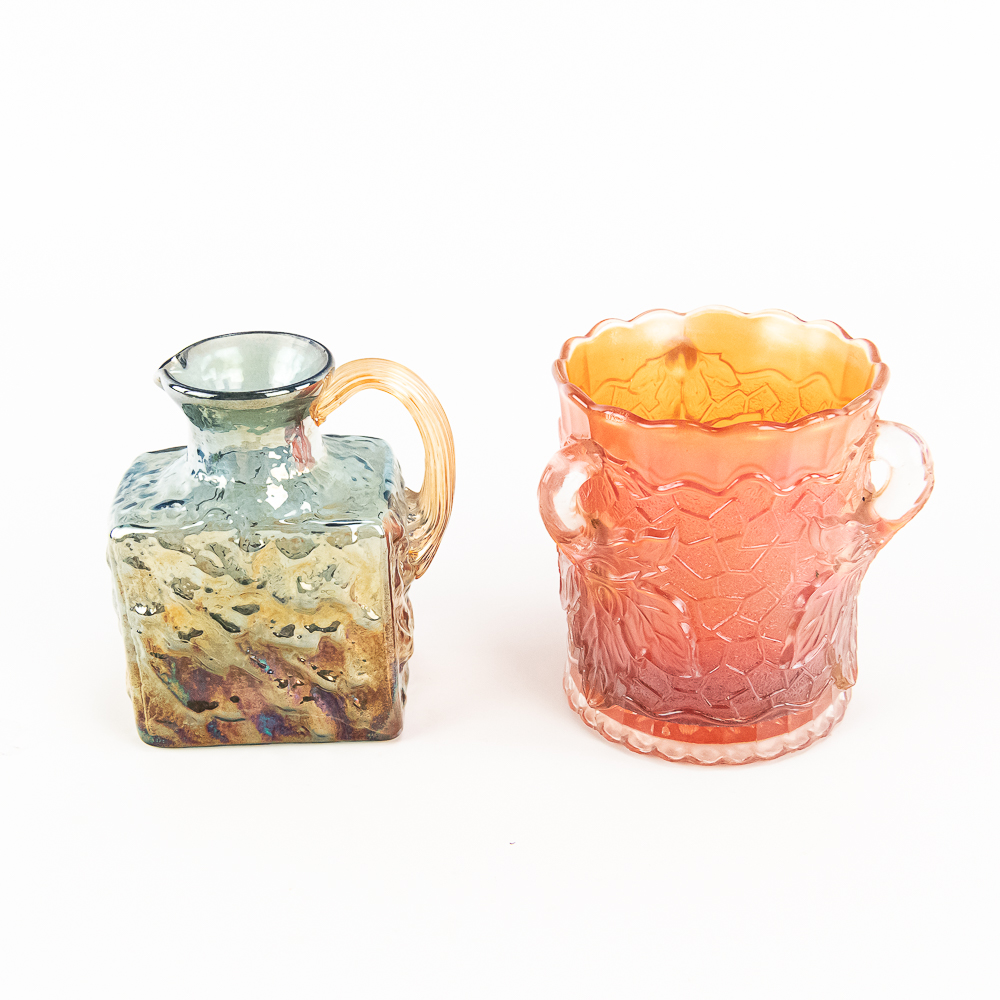 Carnival Glass: Assortment 6-Pc Lot