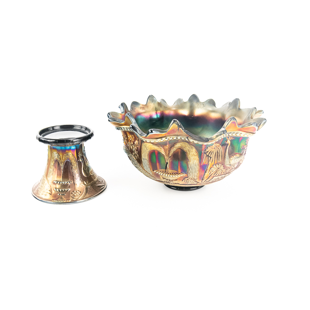 Carnival Northwood Peacock @ Fountain 11-Pc Set