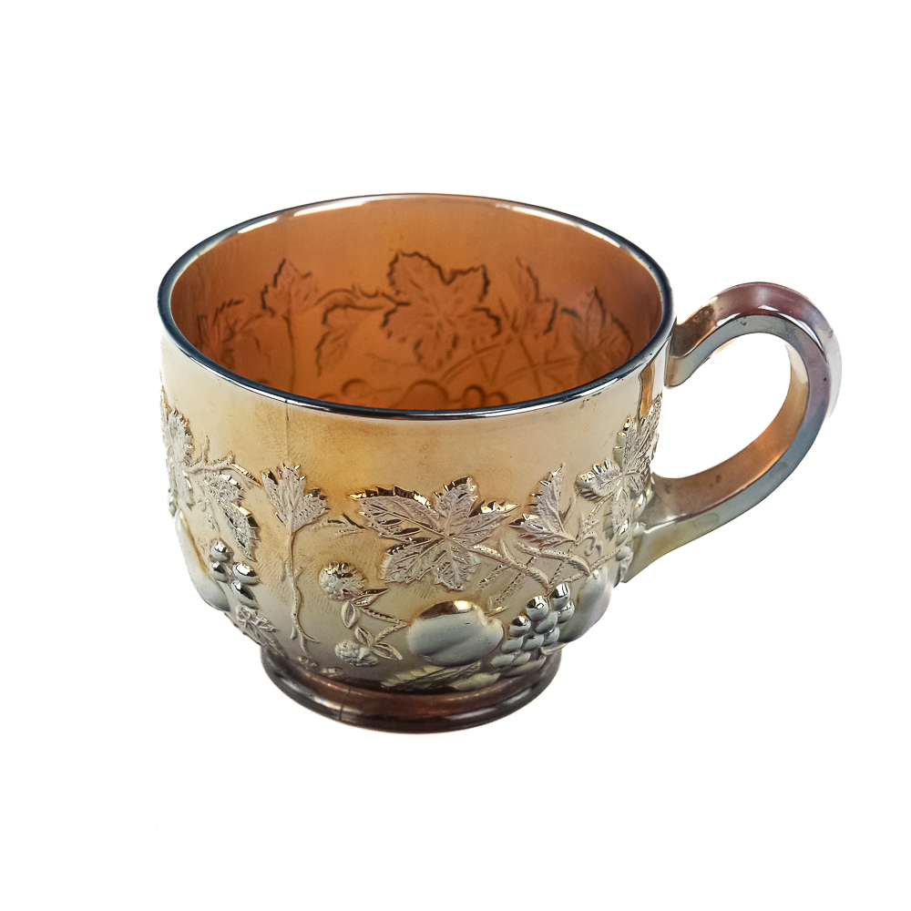 Carnival Glass: Millersburg Multi-Fruit/Flower Cup