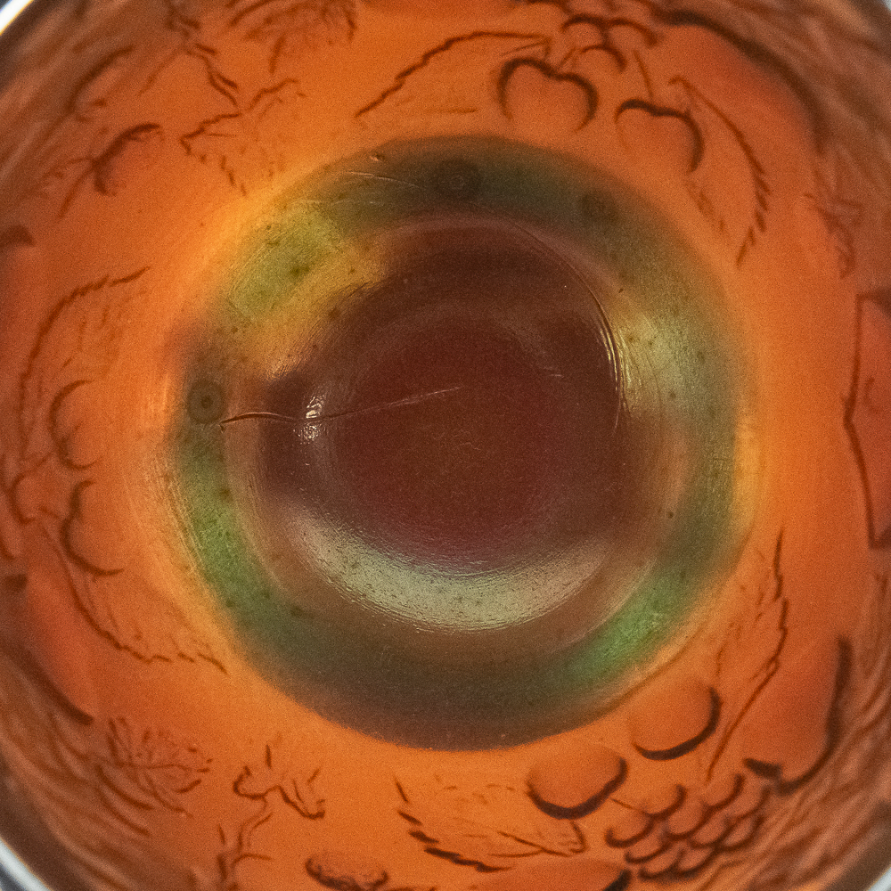 Carnival Glass: Millersburg Multi-Fruit/Flower Cup