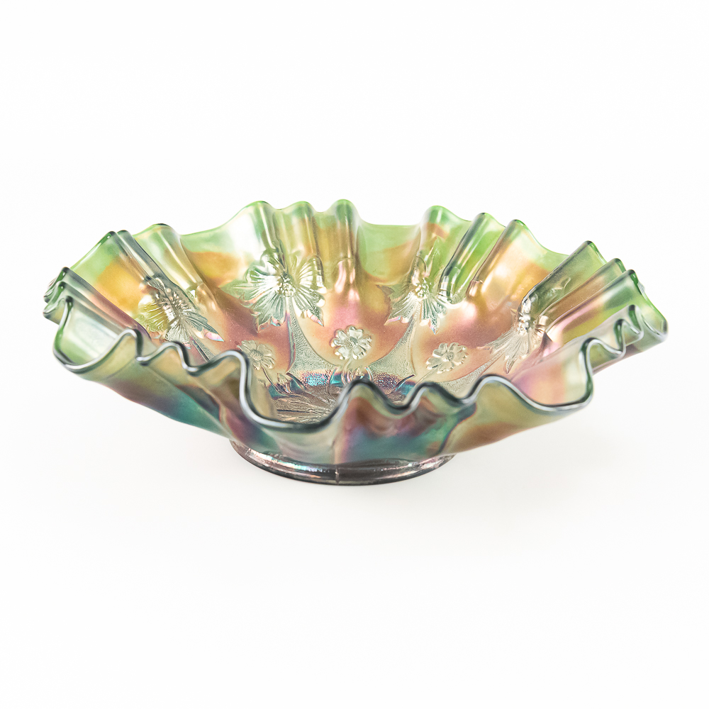 Carnival Glass: Fenton Bowls 3pc Lot