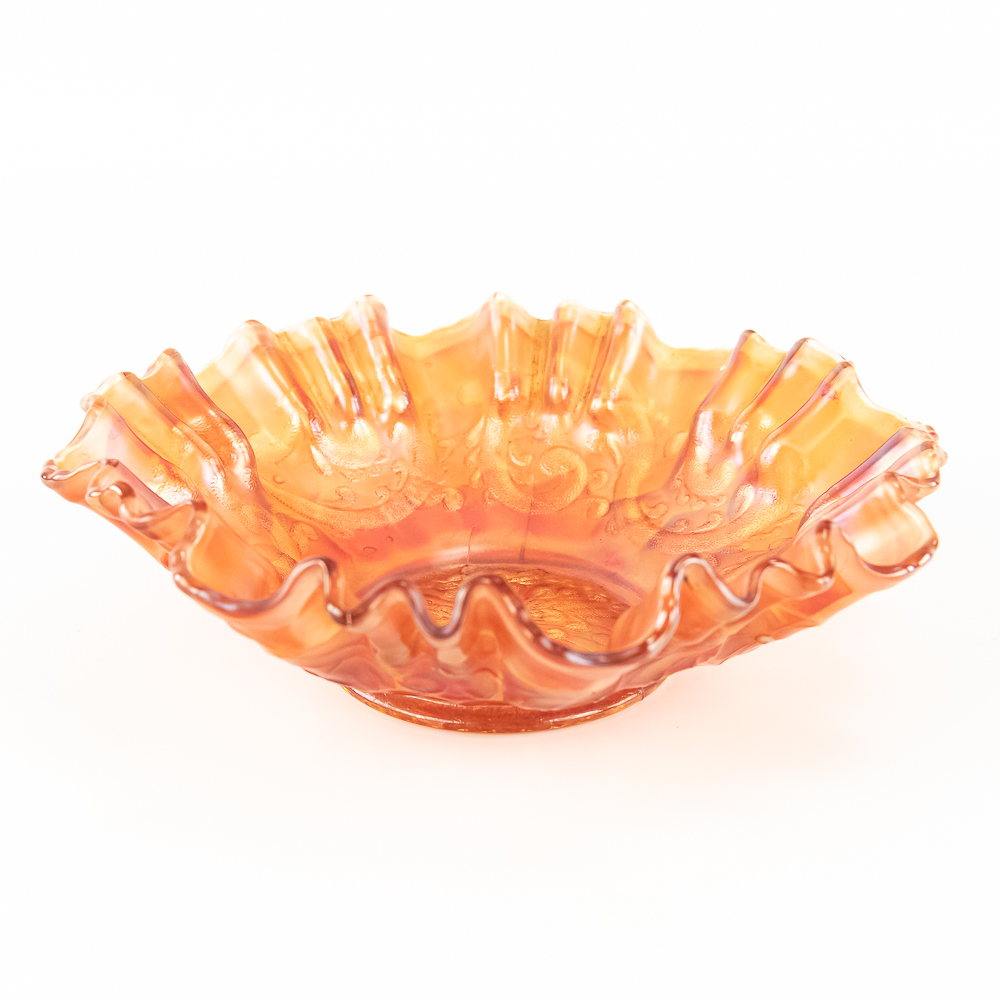 Carnival Glass: Fenton Bowls 3pc Lot