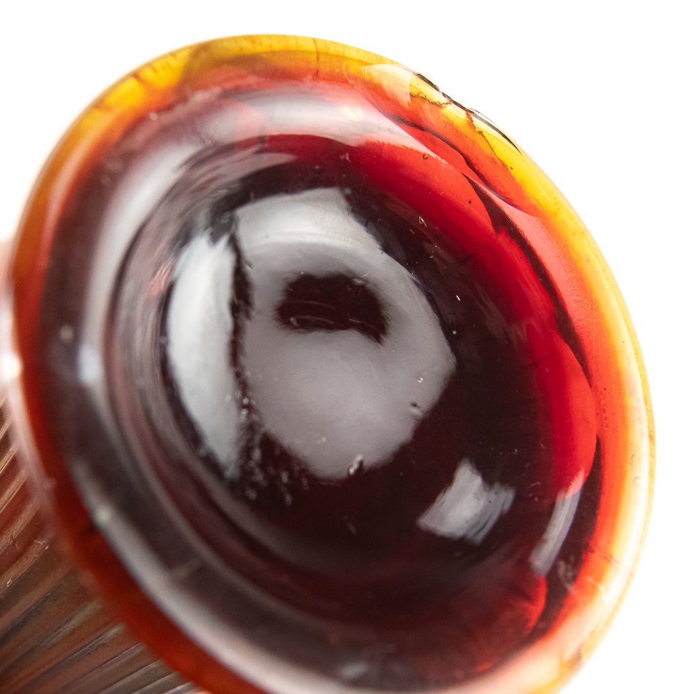 Carnival Glass Fenton Fine Rib Vase