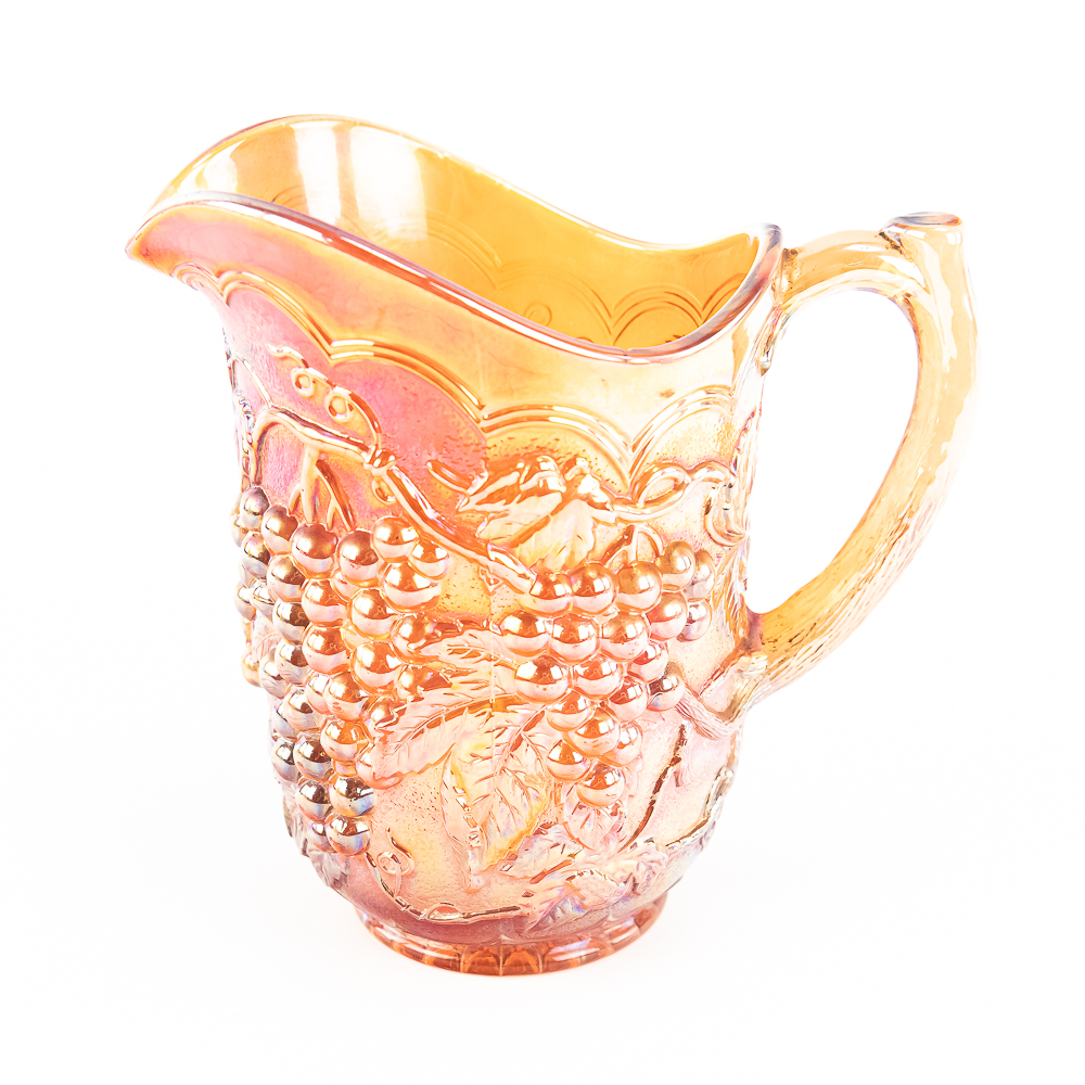 Carnival Glass: Imperial Grape Pitcher