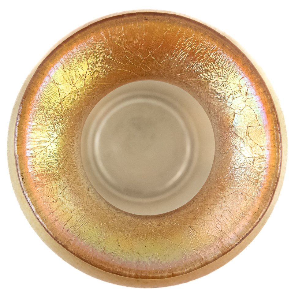 Carnival Glass: Imperial Jewels Cupped/Flared Vase