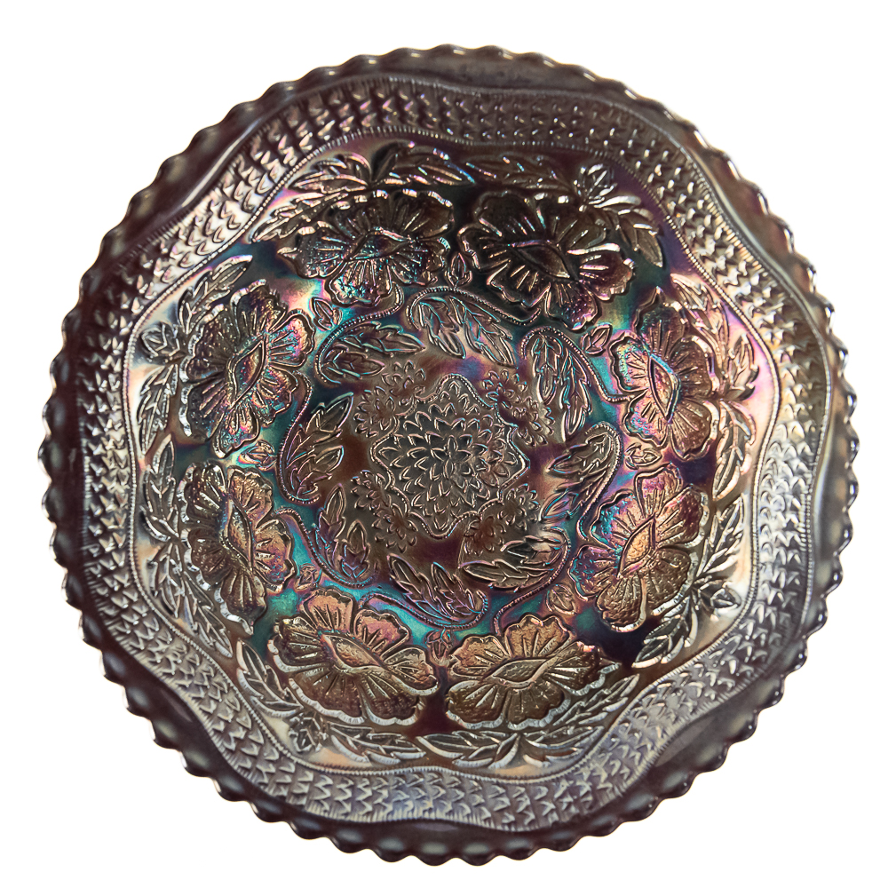 Carnival Glass: Fenton Bowls 3-Pc Lot
