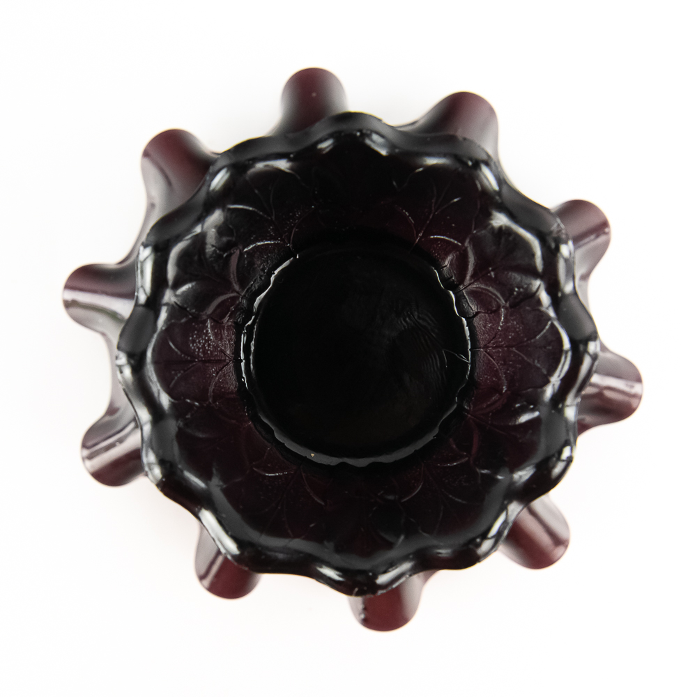 Carnival Glass: Dugan Dogwood Sprays Bowl