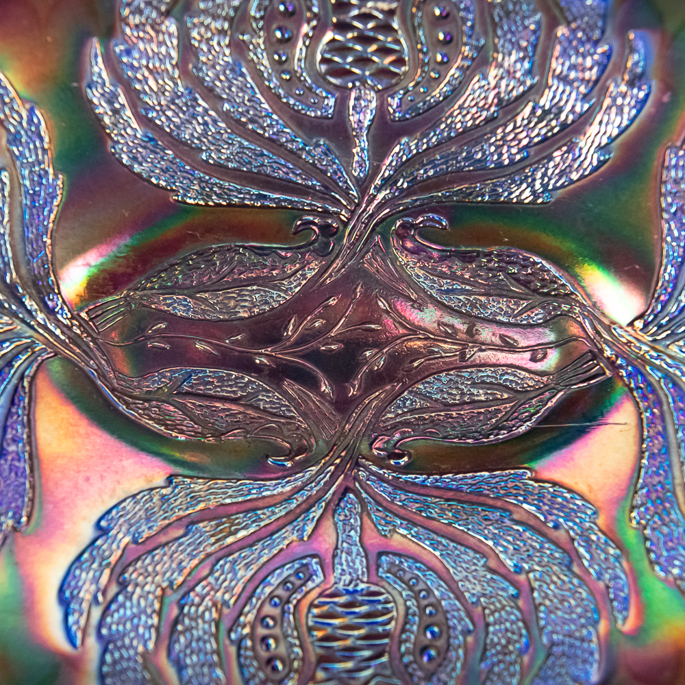 Carnival Glass: Fenton Thistle Banana Boat