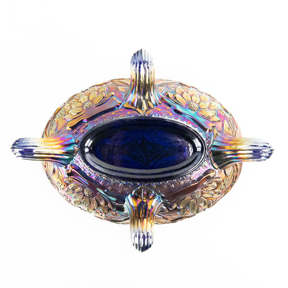 Carnival Glass: Fenton Thistle Banana Boat
