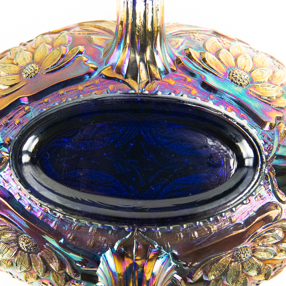 Carnival Glass: Fenton Thistle Banana Boat