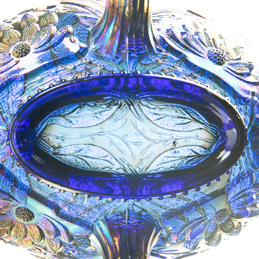 Carnival Glass: Fenton Thistle Banana Boat