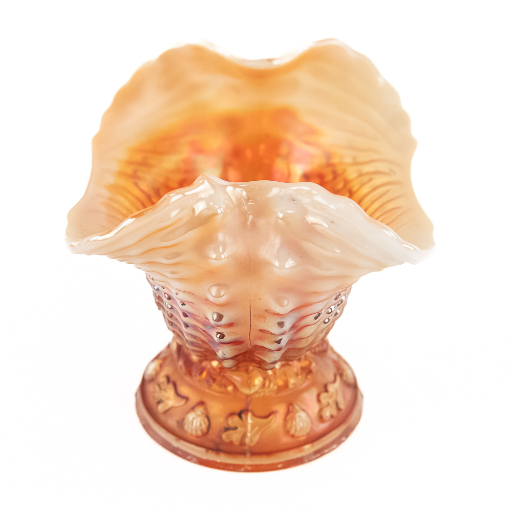 Carnival Glass Dugan Nautilus: 3-Pc Lot