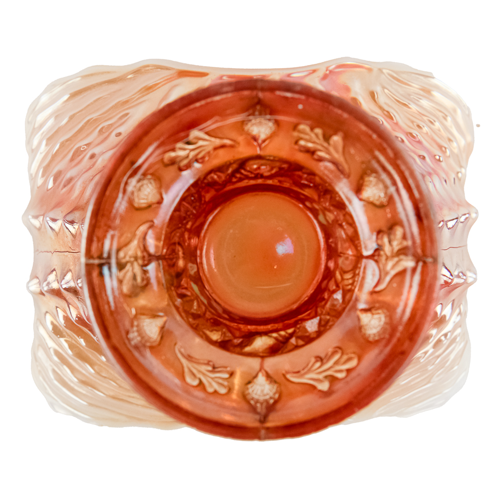 Carnival Glass Dugan Nautilus: 3-Pc Lot