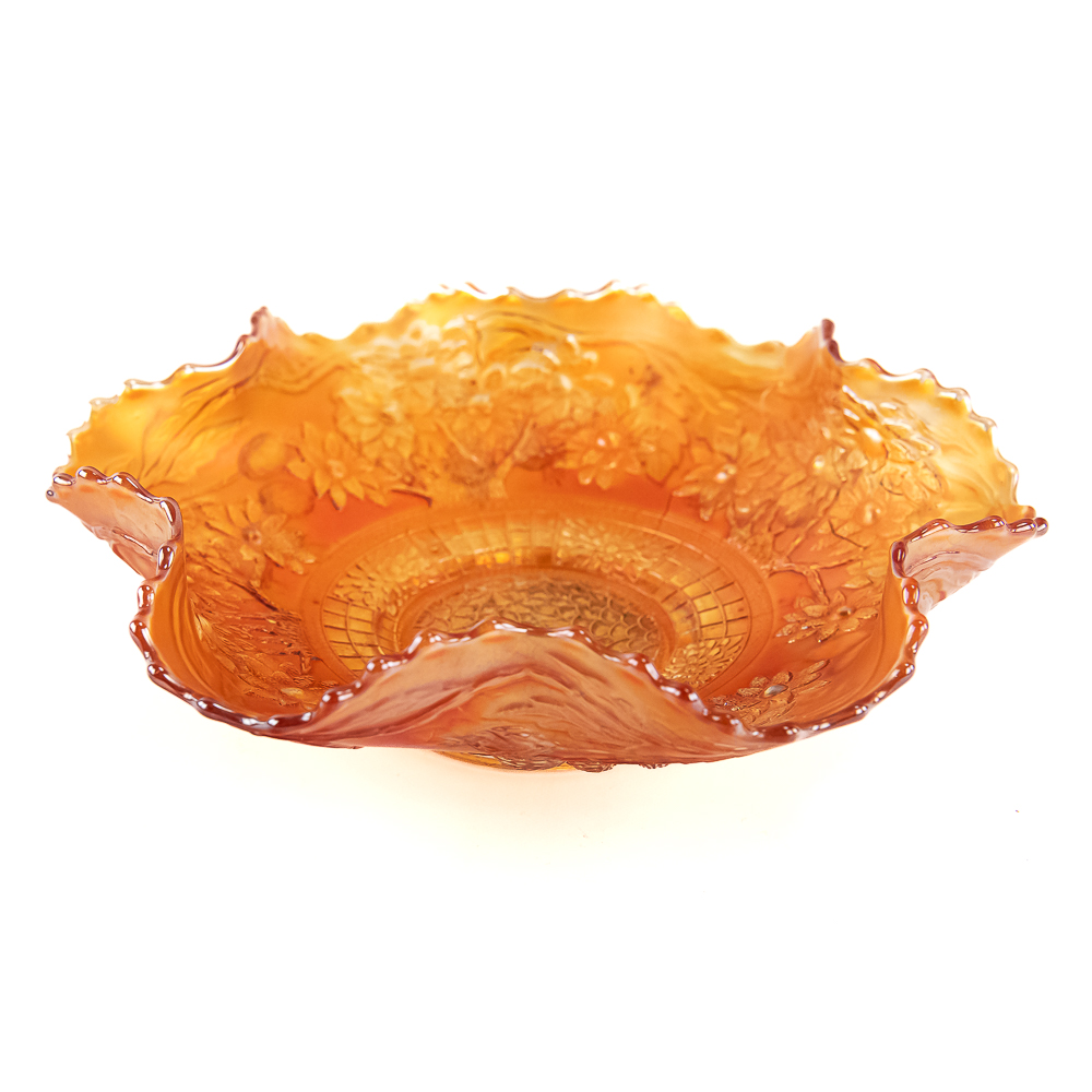 Carnival Glass: Fenton Bowls 3pc Lot