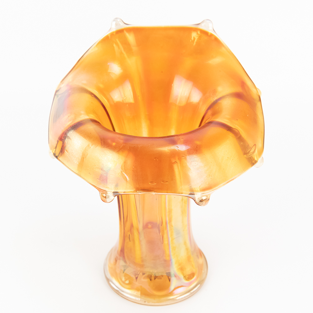 Carnival Glass: Imperial Vases 3pc Lot
