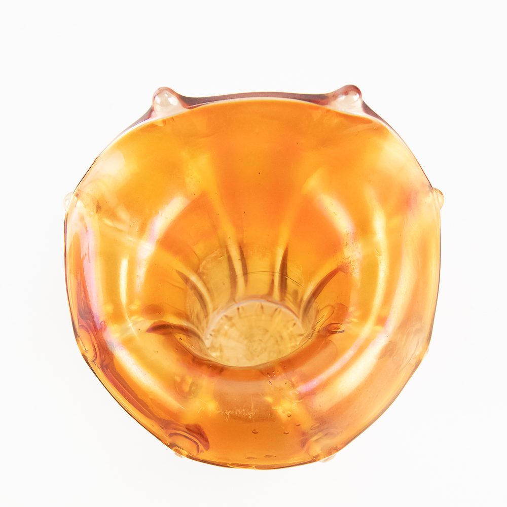 Carnival Glass: Imperial Vases 3pc Lot