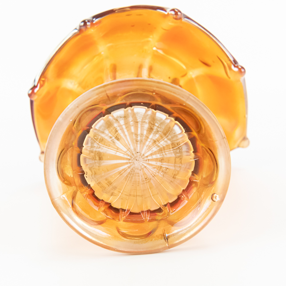 Carnival Glass: Imperial Vases 3pc Lot