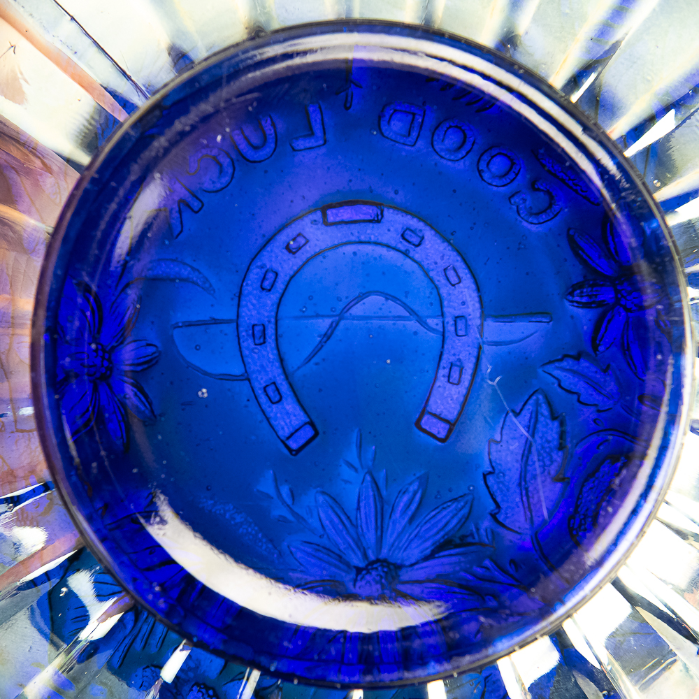 Carnival Glass: Northwood Good Luck Bowl