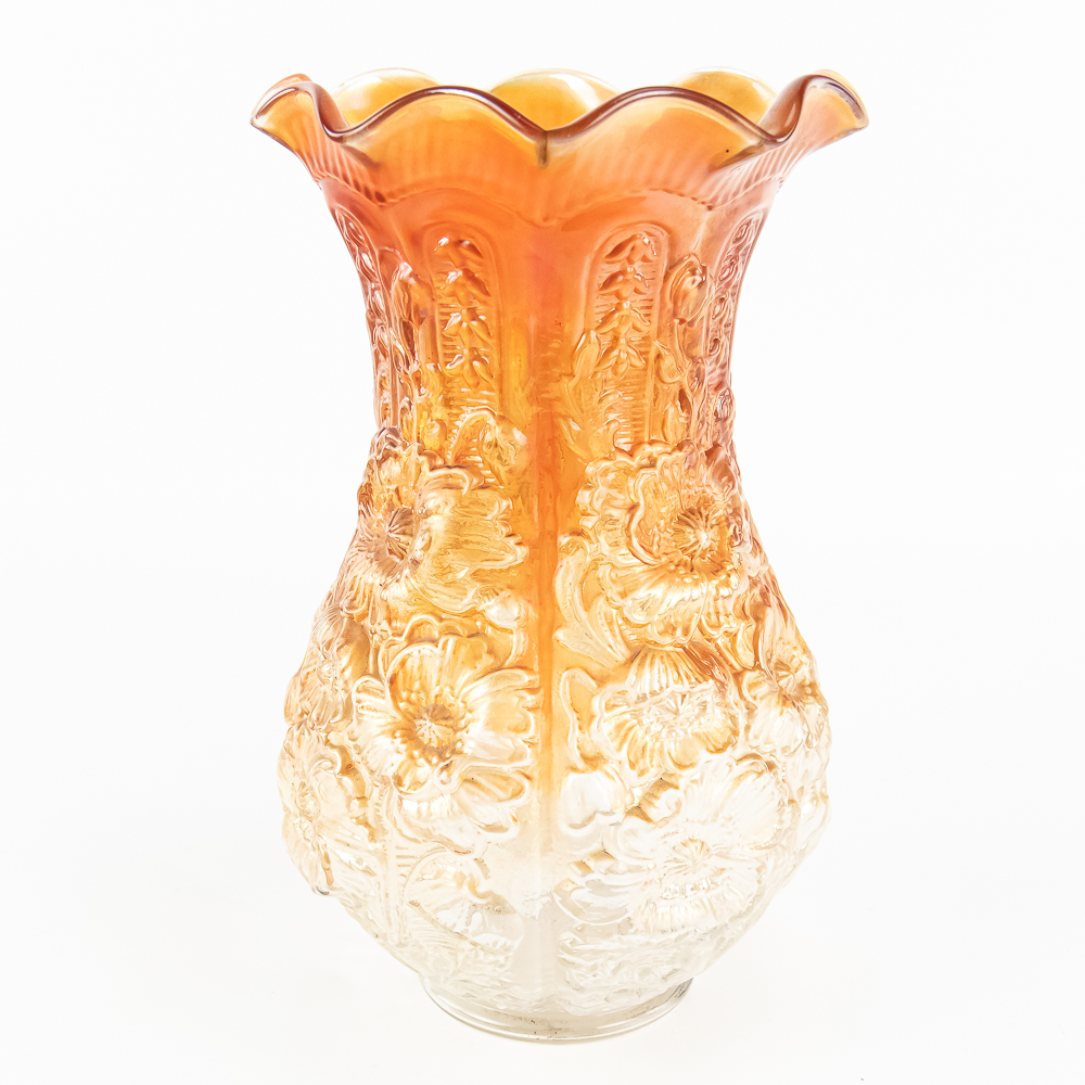 Carnival Glass: Imperial Poppy Show Vase
