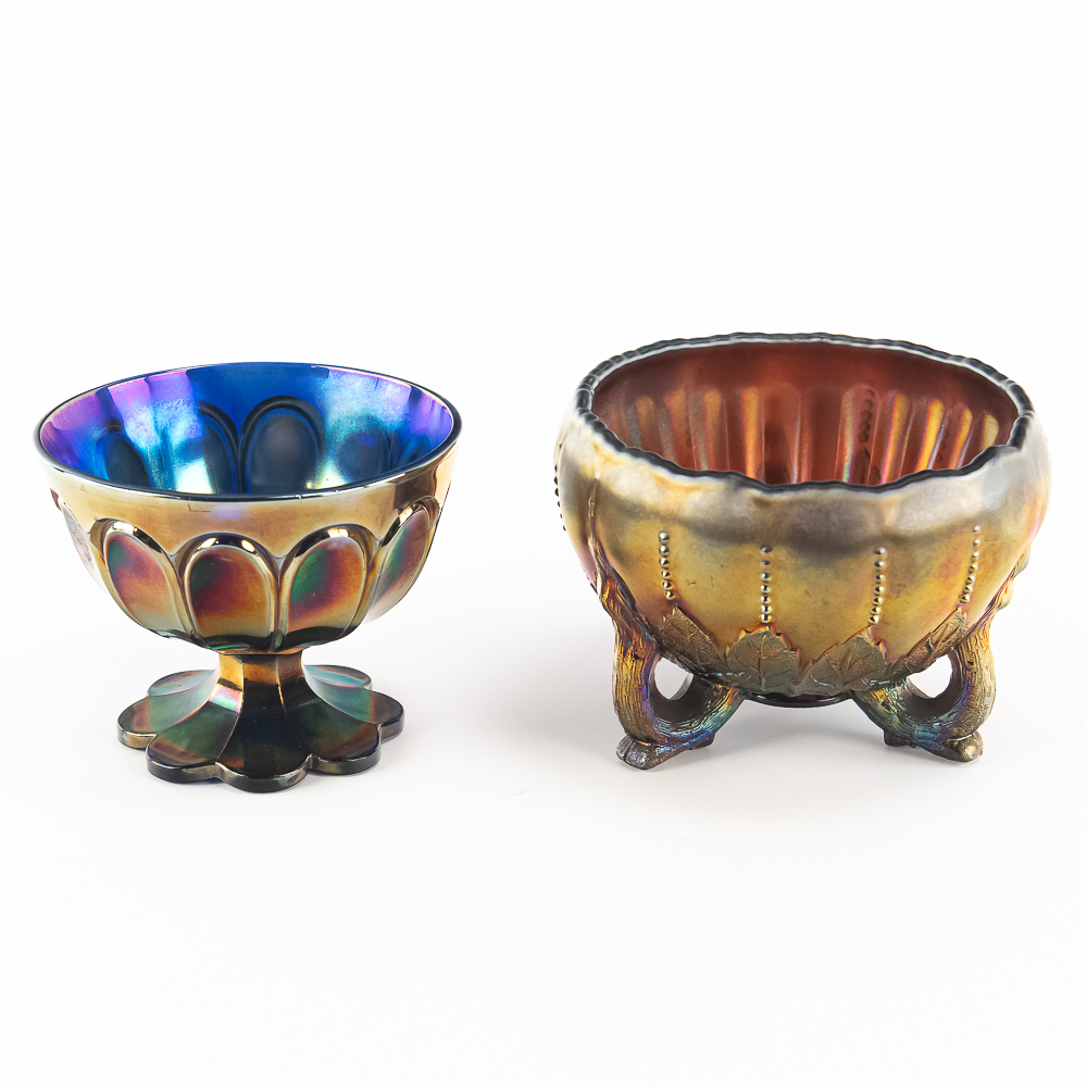 Carnival Glass: Northwood 2pc Lot