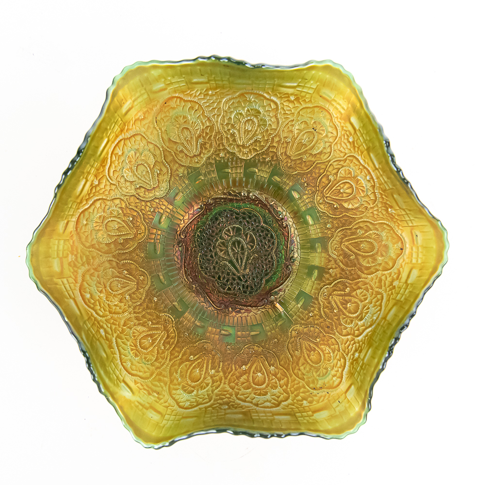Carnival Glass: Fenton Persian Medallion 3pc Lot