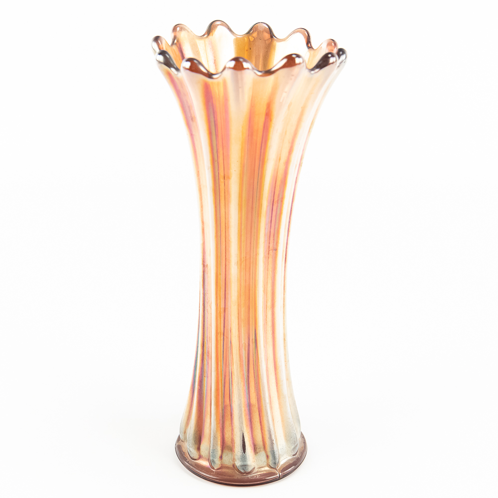 Carnival Glass: Westmoreland Corinth Vases 4pc Lot