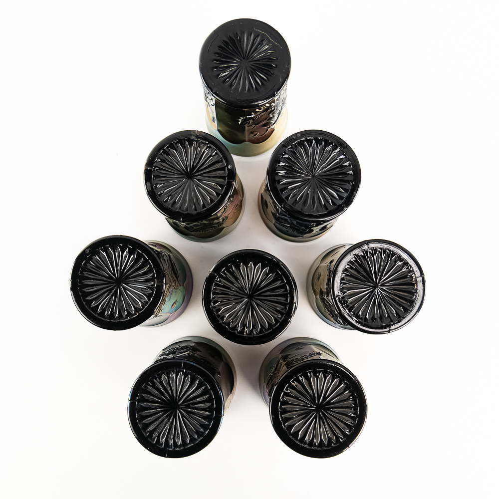 Carnival Glass N'wood Oriental Poppy 9pc Water Set