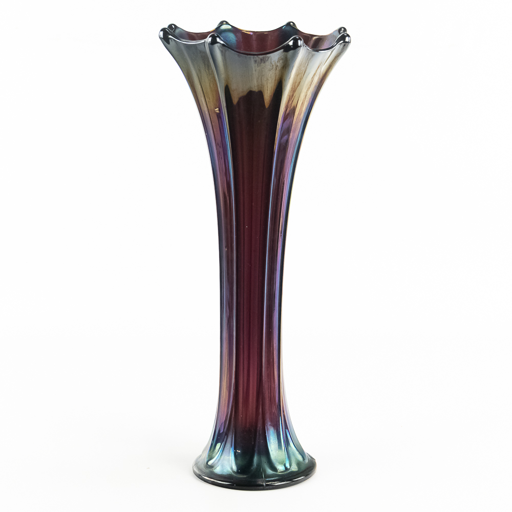 Carnival Glass:Imperial Morning Glory Funeral Vase