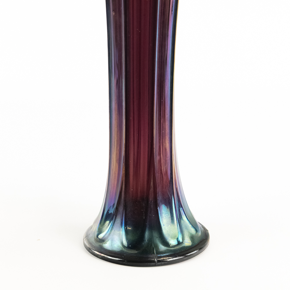 Carnival Glass:Imperial Morning Glory Funeral Vase