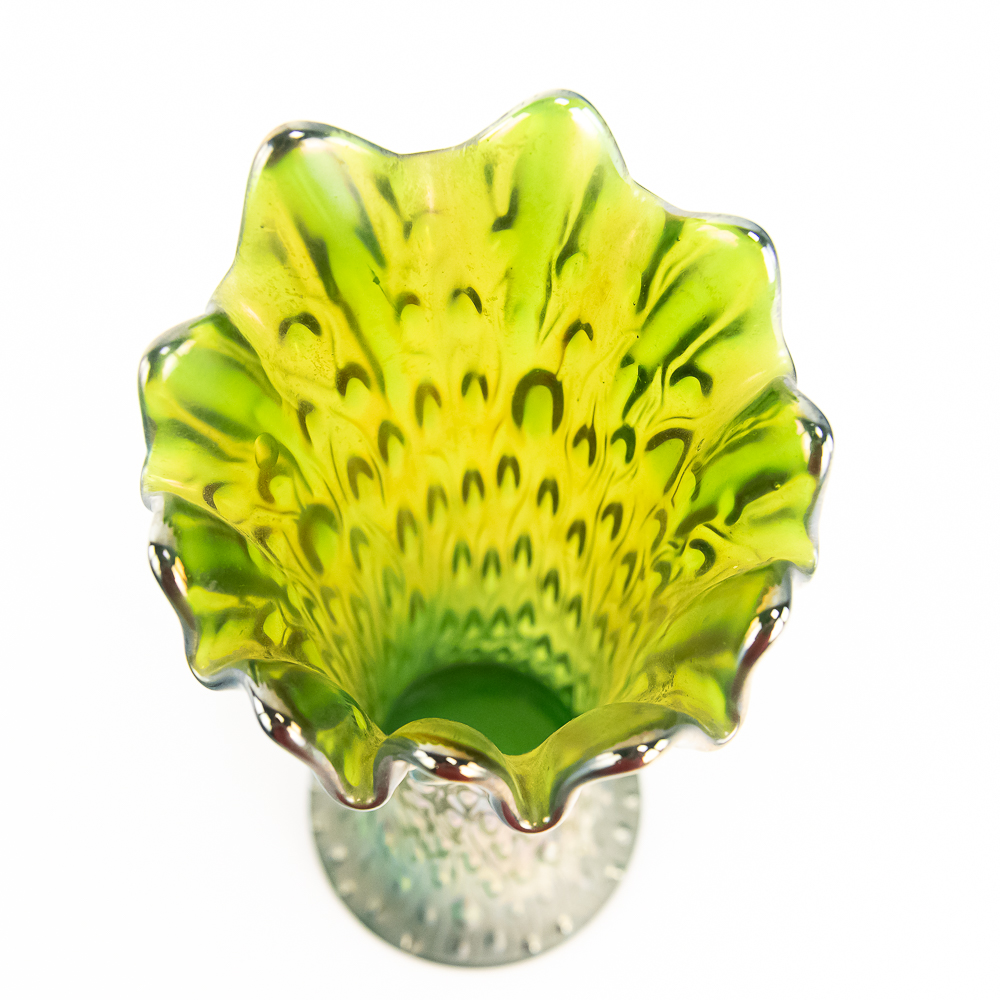 Carnival Glass: Northwood Tree Trunk Midsize Vase