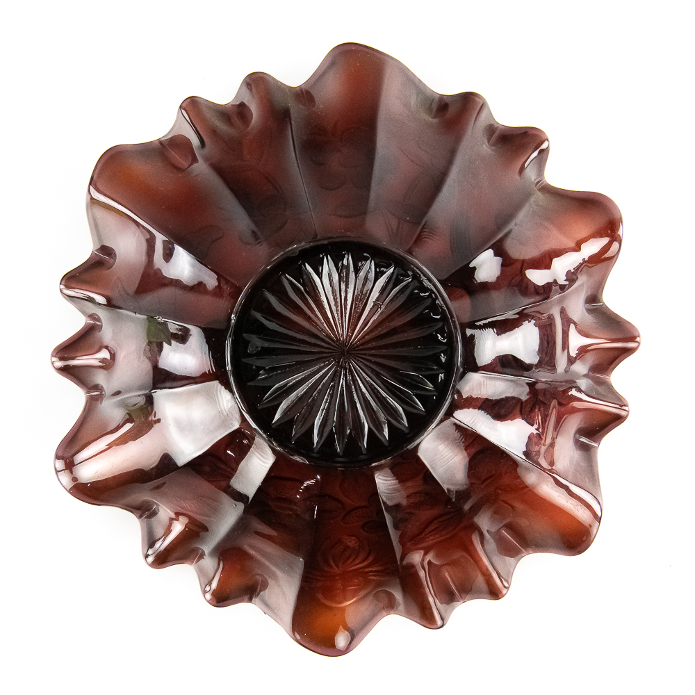 Carnival Glass: Millersburg Big Fish Bowl