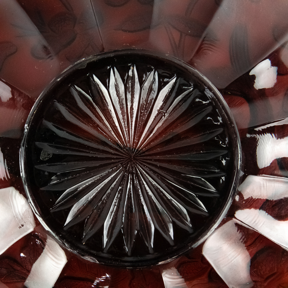 Carnival Glass: Millersburg Big Fish Bowl