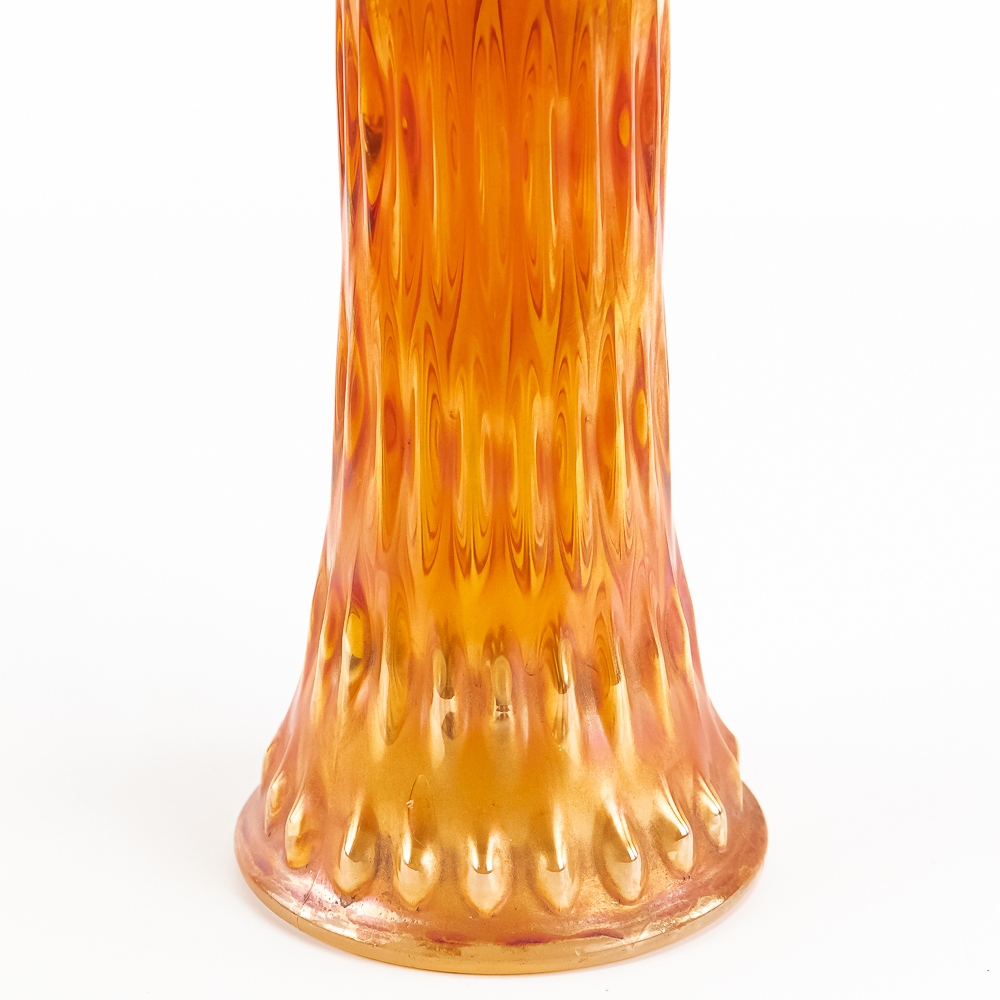 Carnival Glass: Fenton Rustic Funeral Vase