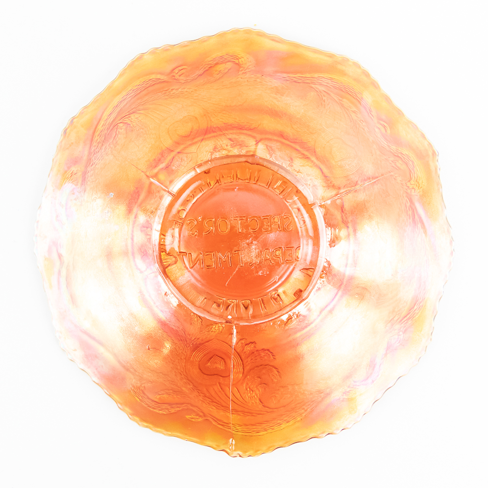 Carnival Glass:Fenton Spector's Dept Store Adv Plt