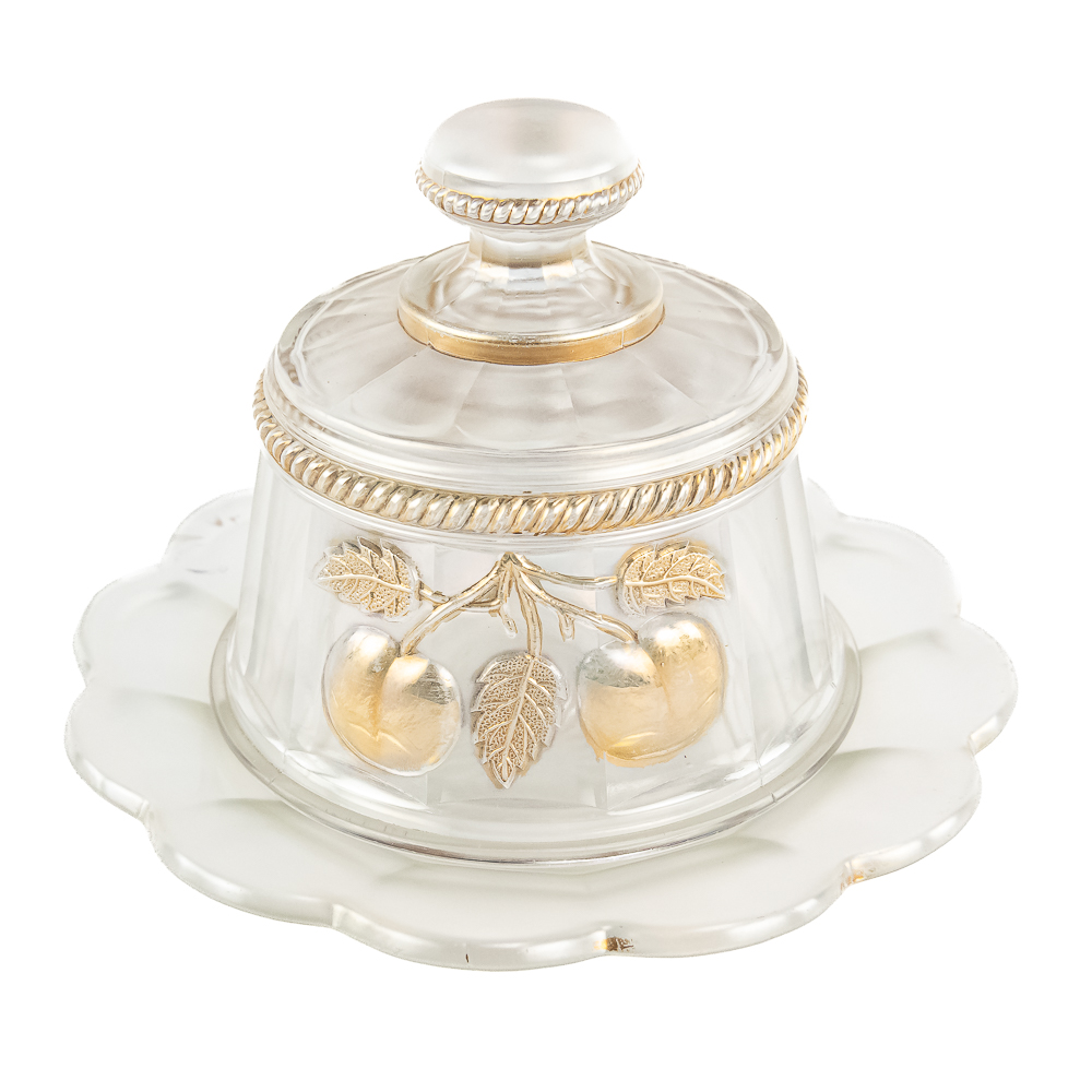 Carnival Glass: Northwood Peach 6pc Table Set