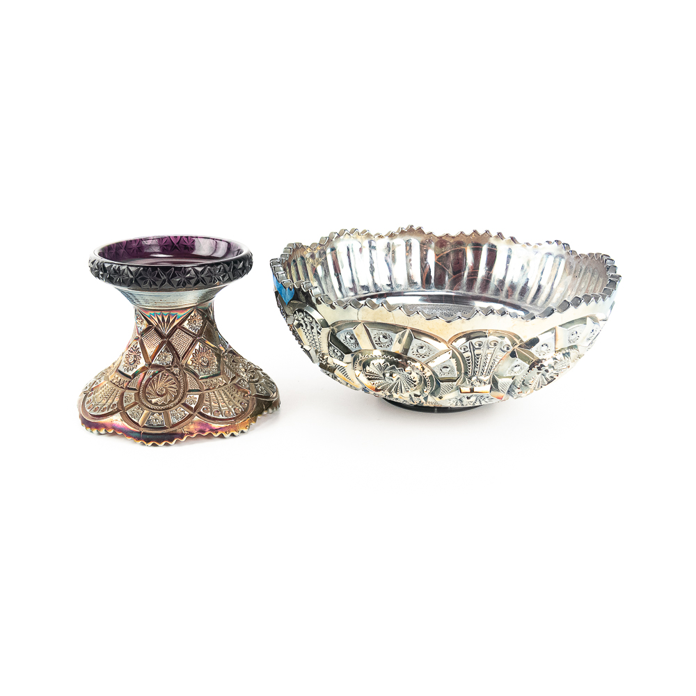 Carnival Glass Imperial Broken Arches 6-Pc