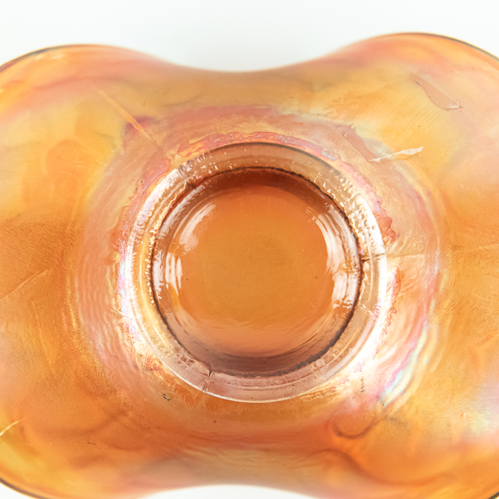 Carnival Glass: Fenton Kittens Two-Sides-Up Plate