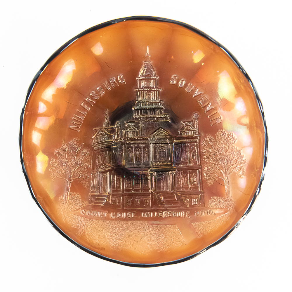 Carnival Glass: Millersburg Courthouse Bowl