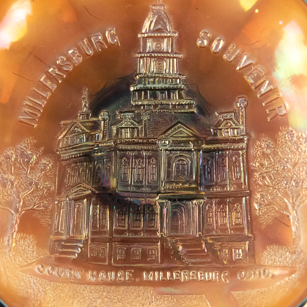 Carnival Glass: Millersburg Courthouse Bowl