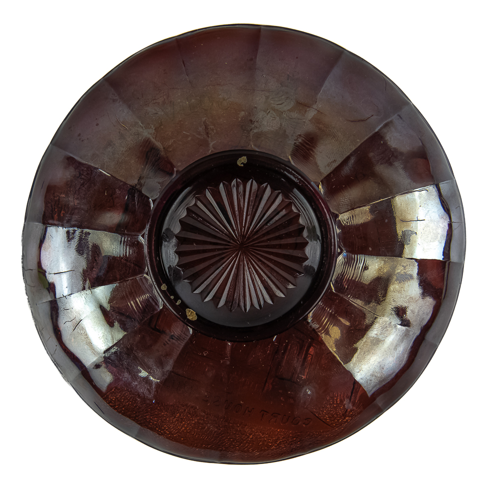 Carnival Glass: Millersburg Courthouse Bowl