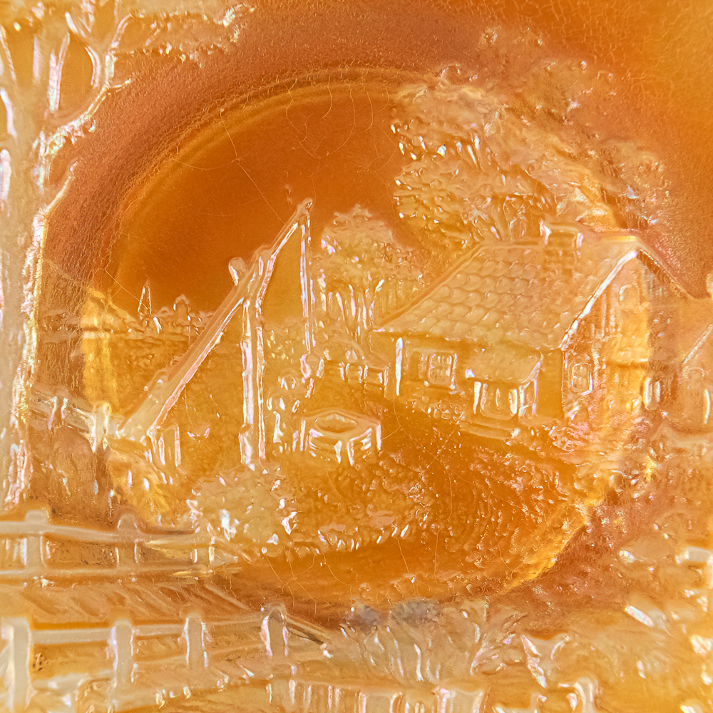 Carnival Glass: Imperial Homestead Chop Plate