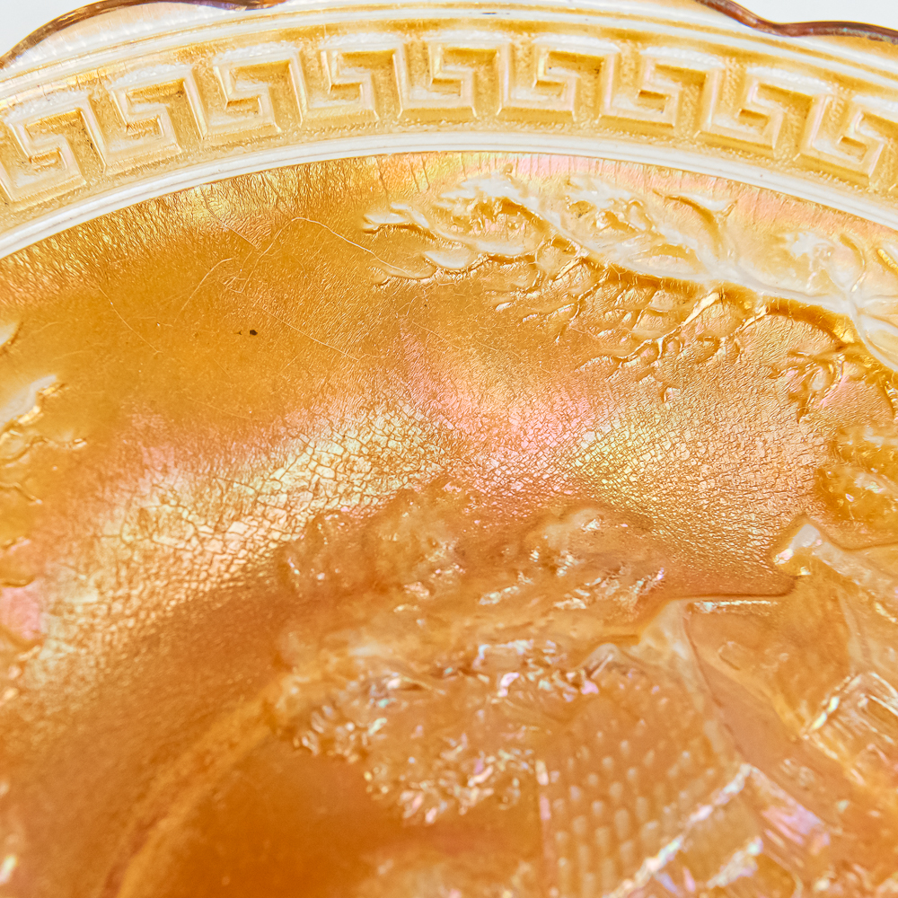 Carnival Glass: Imperial Homestead Chop Plate