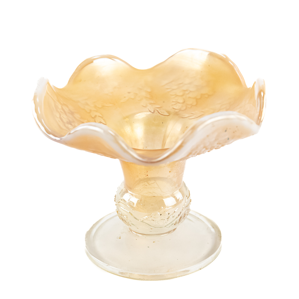 Carnival Glass: Westmoreland Wisteria & Band Vase