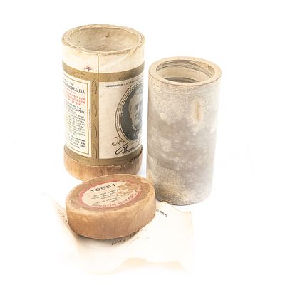 Columbia 7181Brown Wax Cylinder Record. This lot features an early acoustic-era brown wax 
