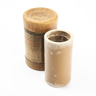 Columbia Brown Wax Cylinder 1514. Original 1897 brown wax phonograph cylinder manufactured by 