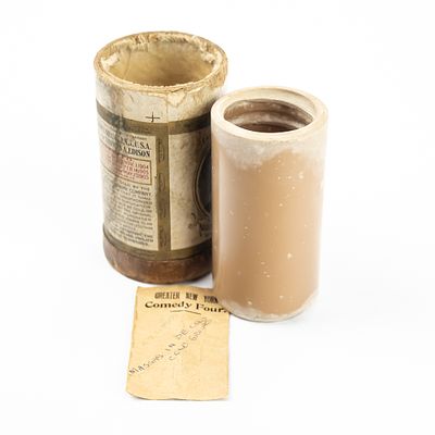 Columbia Brown Wax Cylinder Record 9033. This rare Columbia Phonograph Company brown wax 