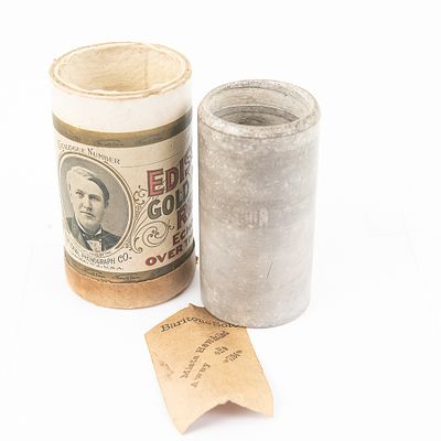 Columbia Brown Wax Cylinder Record 7124. Brown wax cylinder features the baritone solo "When The 